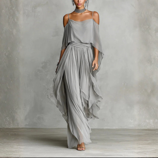 CLARISSA | Conjunto Gris Sofisticado WESS