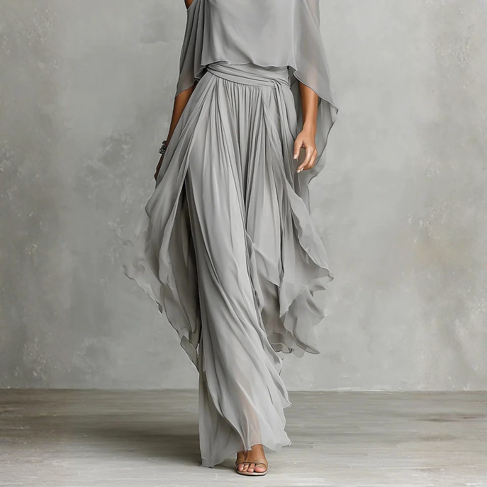 CLARISSA | Conjunto Gris Sofisticado WESS