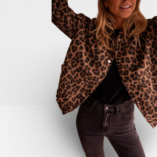 Natalia – Chaqueta Leopard Urban