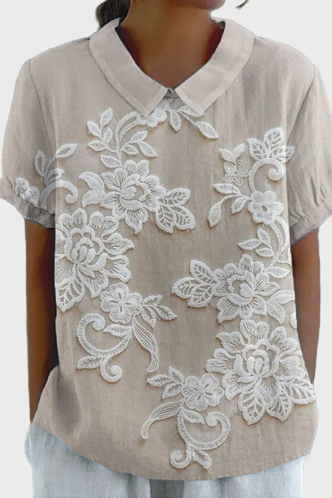 Lily Blusa Elegante con Cuello WESS