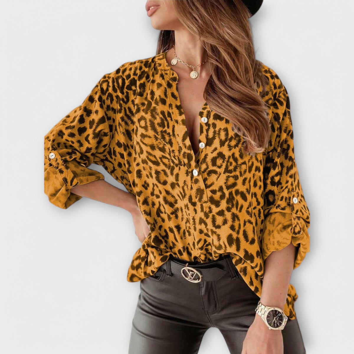 Lara Blusa Estampado Leopardo WESS
