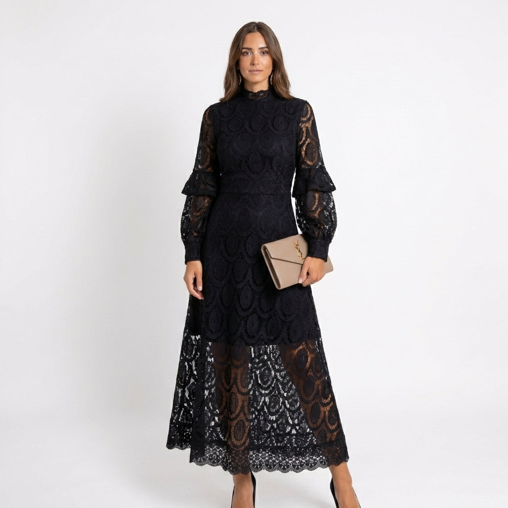 Vestido Via™ | Encaje elegante para un look con clase