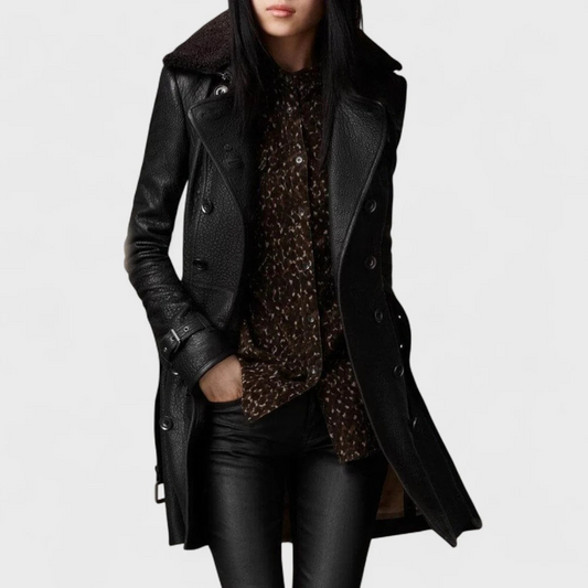 Bárbara - Chaqueta Elegante de cuero