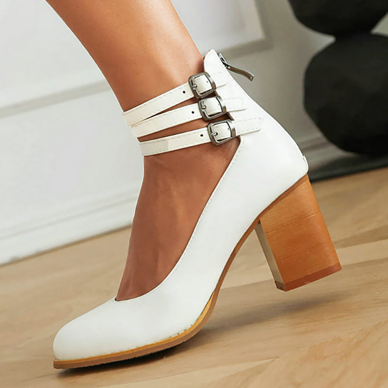 Sandalias Lisas Tira al Tobillo WESS