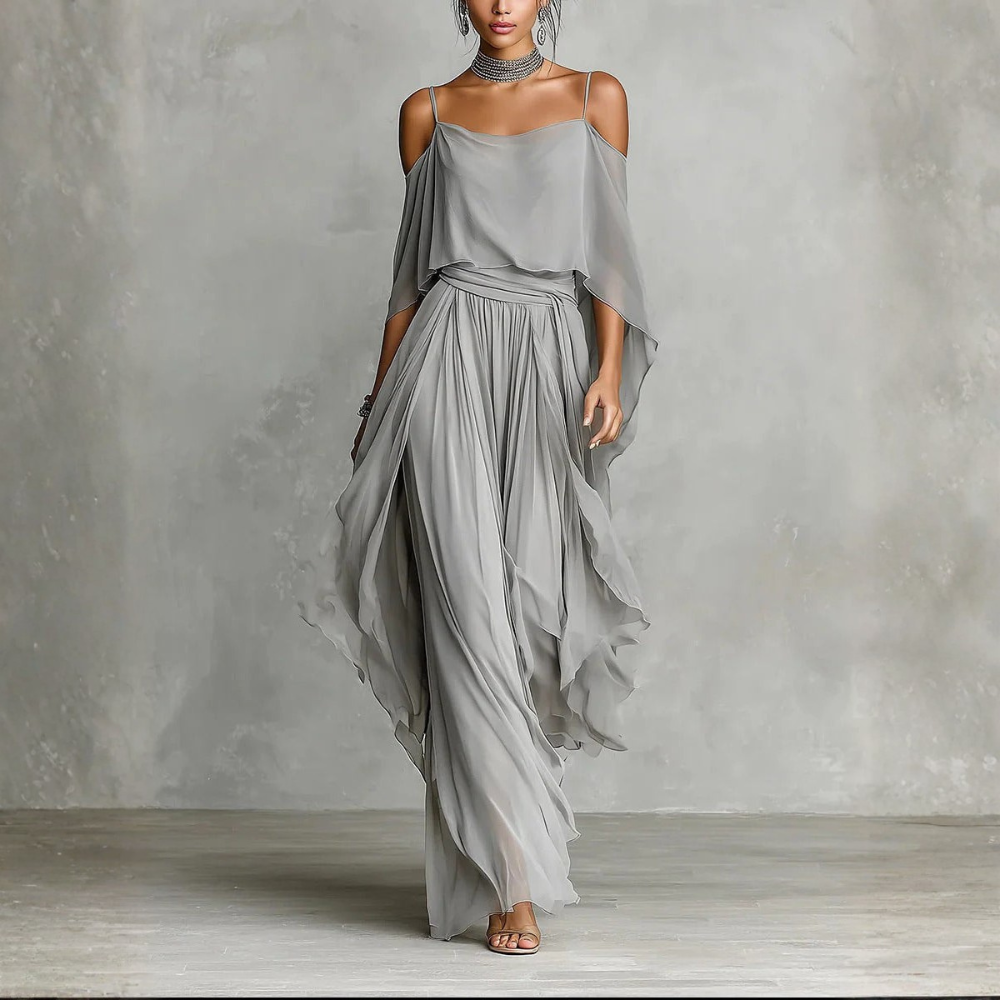 CLARISSA | Conjunto Gris Sofisticado WESS