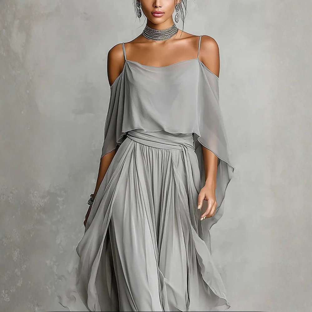 CLARISSA | Conjunto Gris Sofisticado WESS