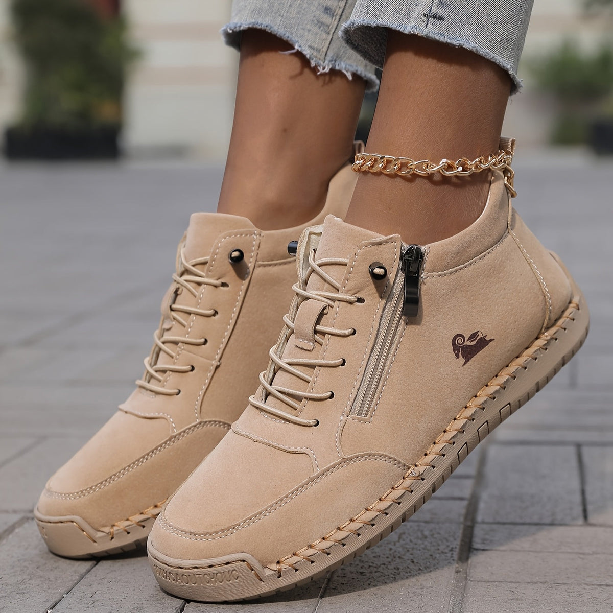 Mila  – Zapatillas Ortopédicas Con Cremallera