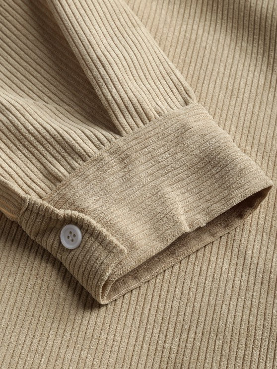 Lucas - CAMISA DE MANGA LARGA PARA HOMBRE CON MEDIO BOTÓN