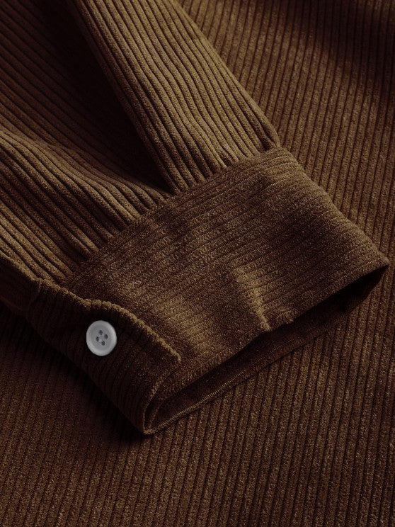 Lucas - CAMISA DE MANGA LARGA PARA HOMBRE CON MEDIO BOTÓN
