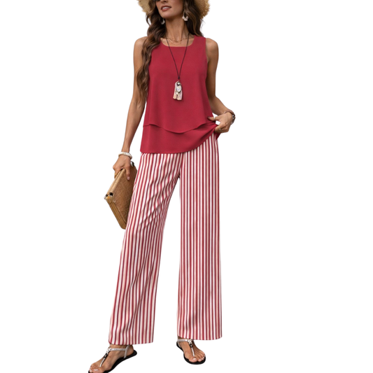 ROSAVIENNE | Conjunto Riviera a rayas WESS