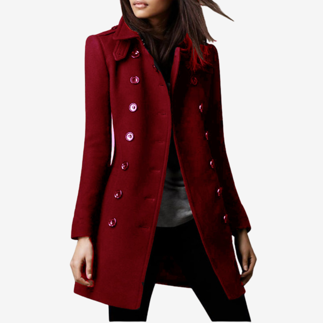 Abrigo Elegante con Botones Rosellea WESS