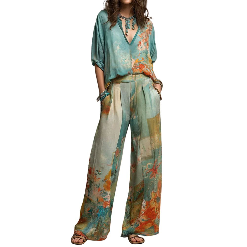 AGATA | Conjunto floral elegante WESS