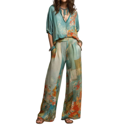 AGATA | Conjunto floral elegante WESS