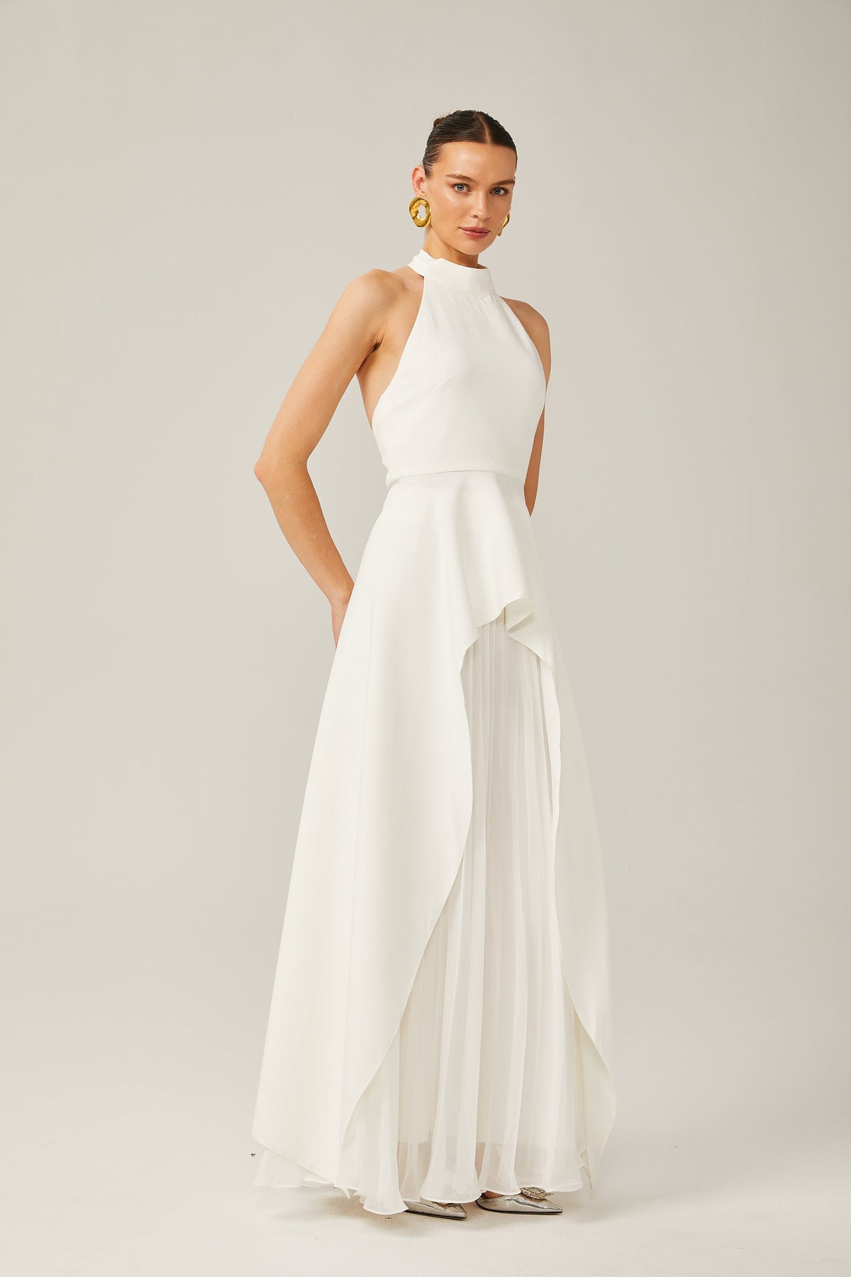 Vestido Candela™: Minimalismo elegante en blanco y negro