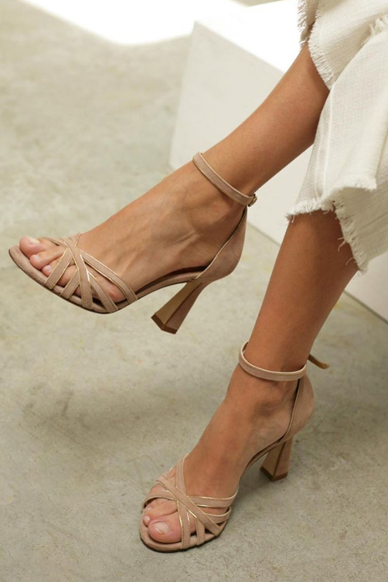 Sandalias Patchwork Puntera Redonda WESS