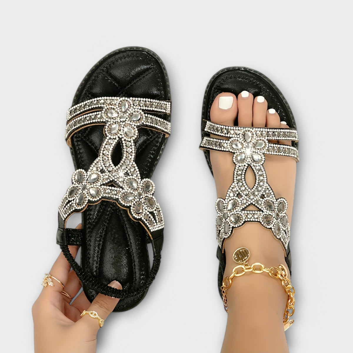 Sandália Boho Crystal WESS