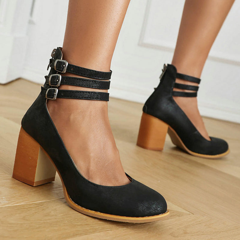 Sandalias Lisas Tira al Tobillo WESS