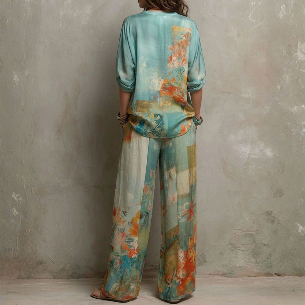 AGATA | Conjunto floral elegante WESS