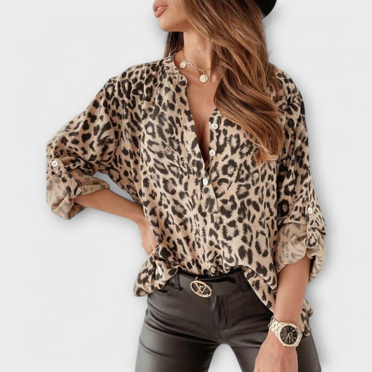 Lara Blusa Estampado Leopardo WESS