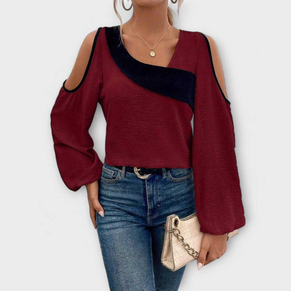 Scarlet Blusa Escote Cuadrado WESS