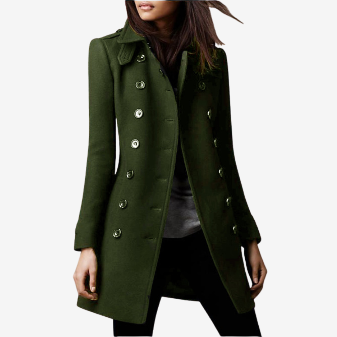 Abrigo Elegante con Botones Rosellea WESS