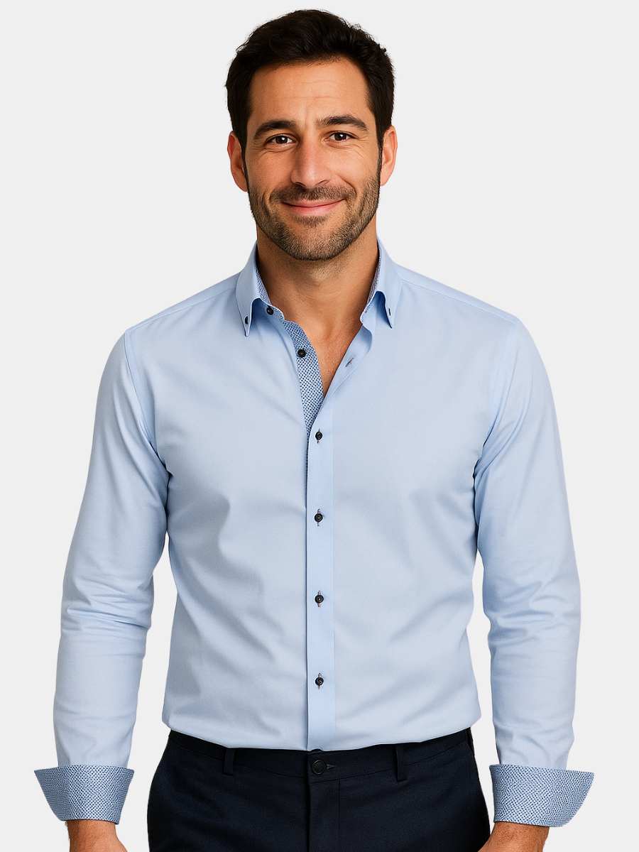 tomás - CAMISA ELEGANTE Y LIGERA CON DETALLES EN CONTRASTE