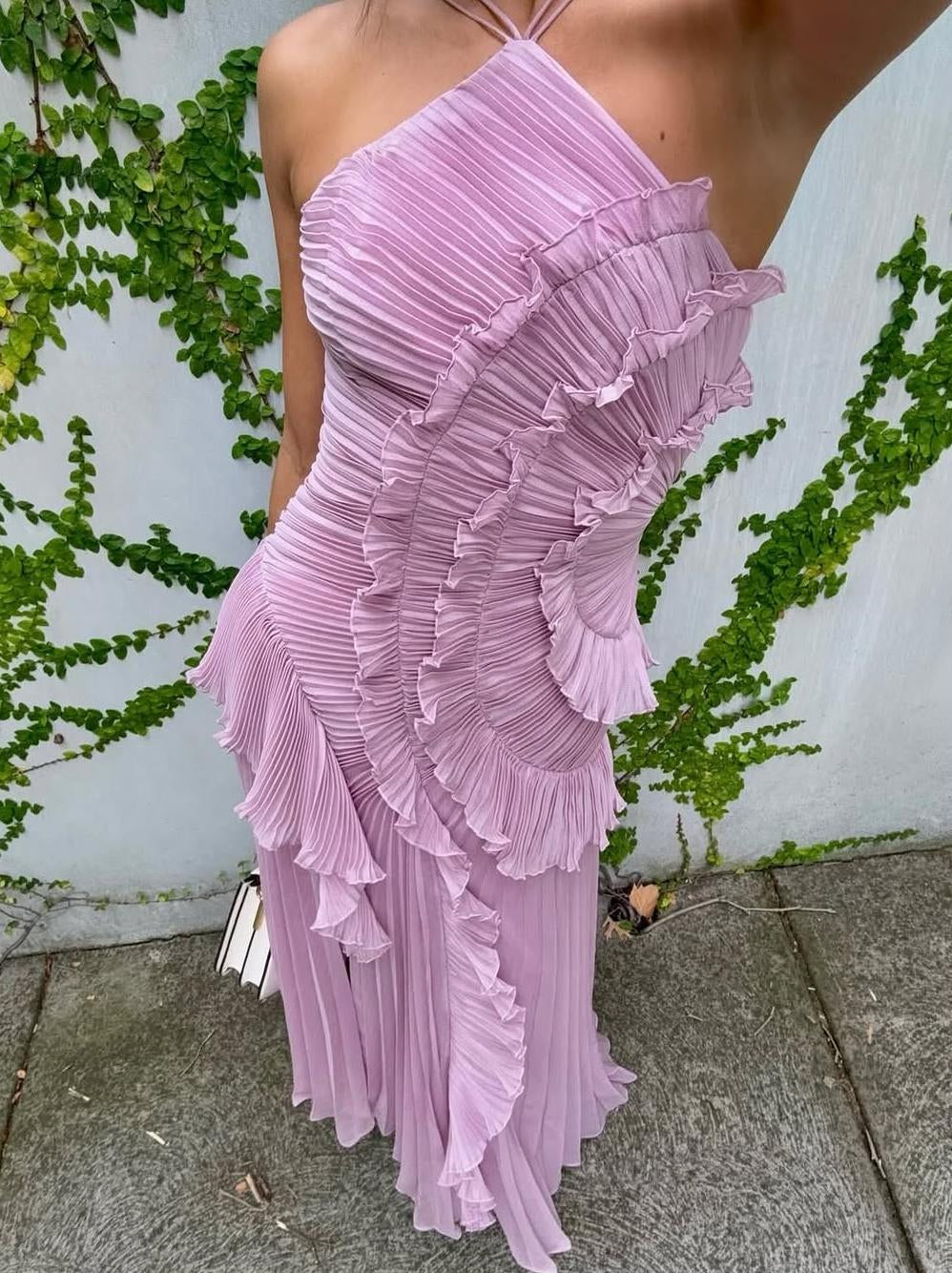 Vestido Lavanda Estilo Relajado WESS
