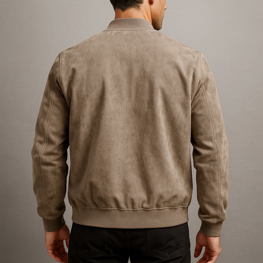 Axel Bomber– Clásica Chaqueta Suede Urbano - WESS SPAIN