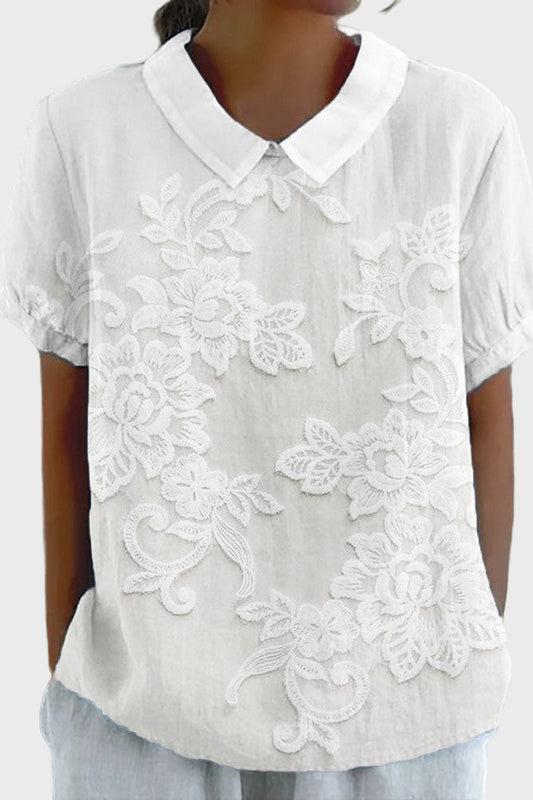 Lily Blusa Elegante con Cuello WESS