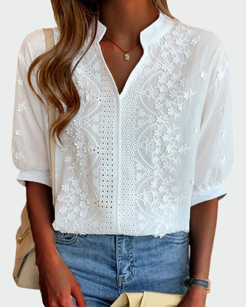 Carlota Blusa Bordada WESS