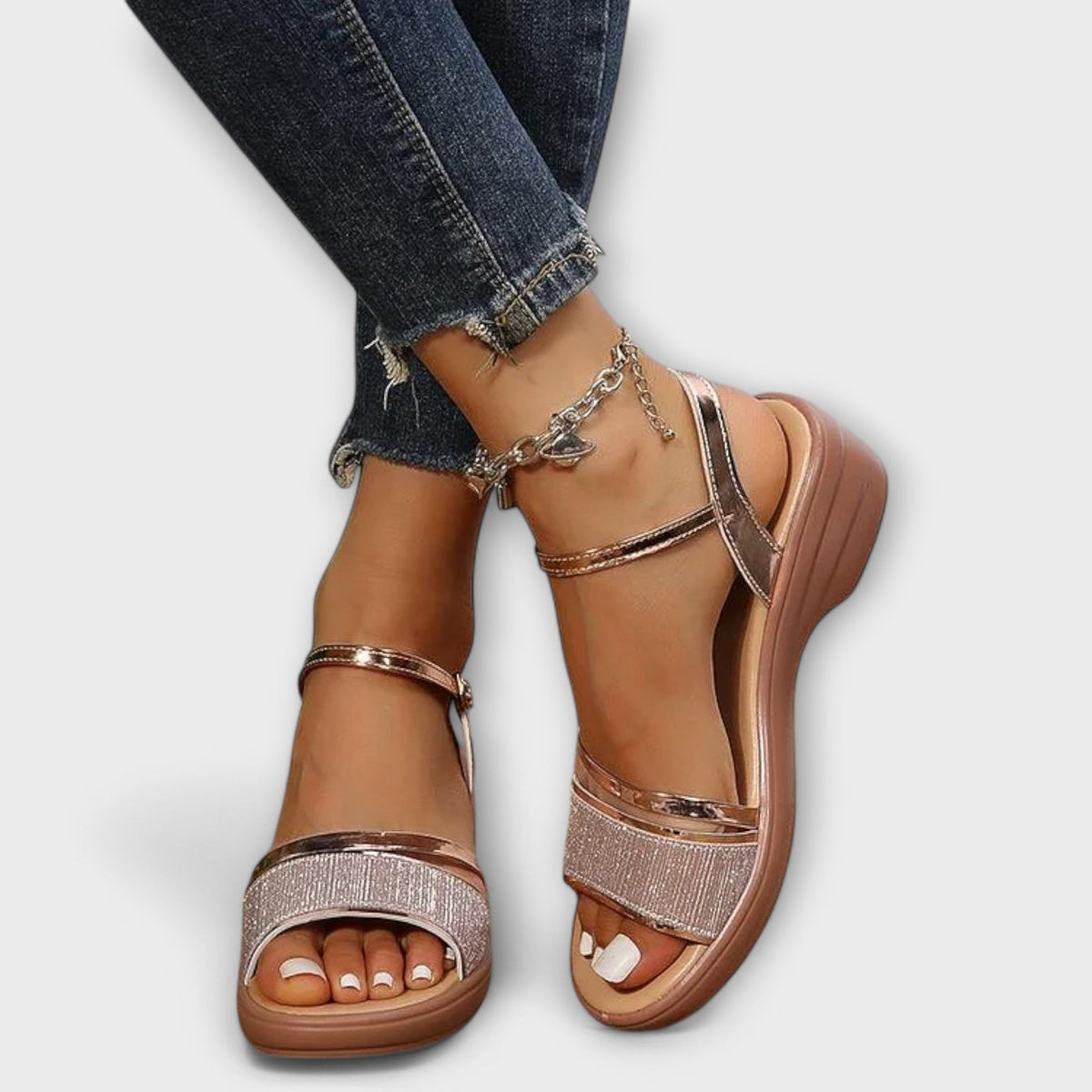 Sandalia Crystal Comfort Premium WESS