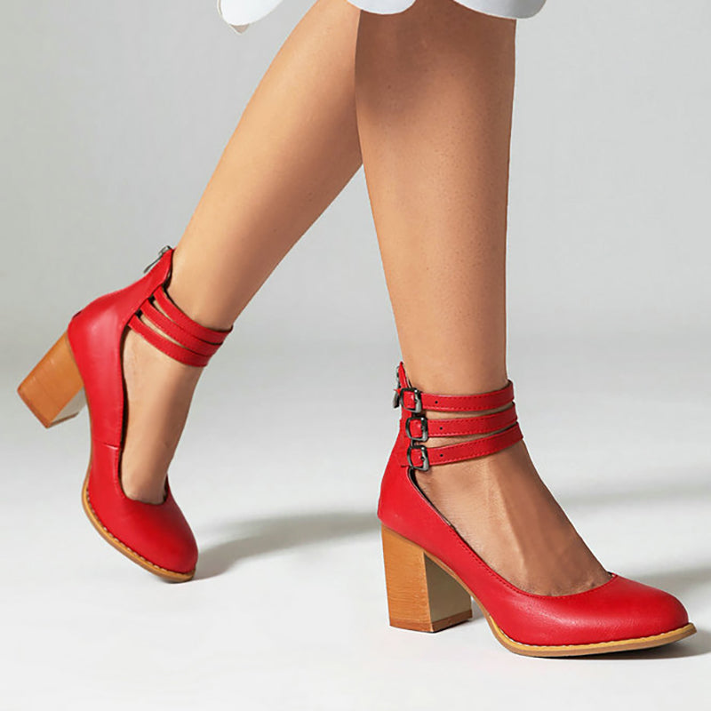Sandalias Lisas Tira al Tobillo WESS