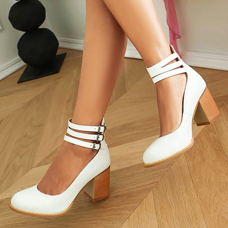 Sandalias Lisas Tira al Tobillo WESS