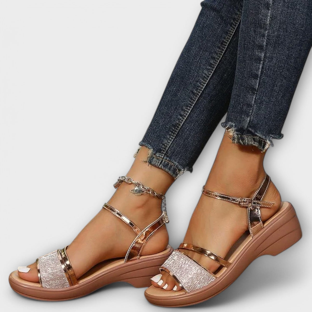 Sandalia Crystal Comfort Premium WESS