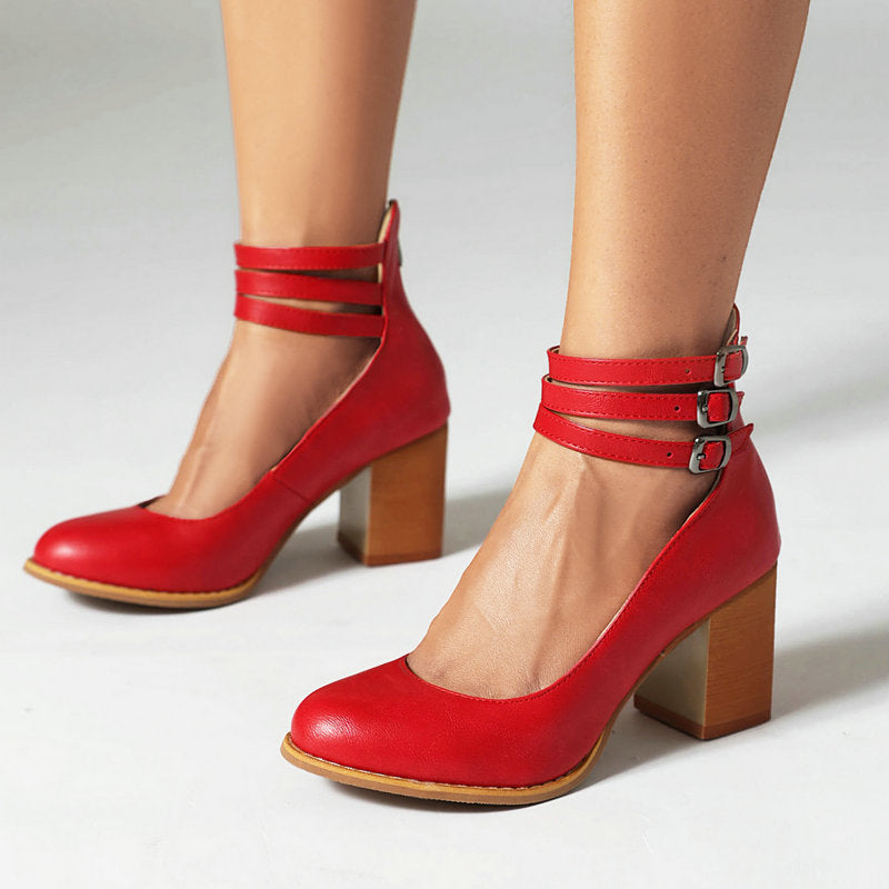 Sandalias Lisas Tira al Tobillo WESS