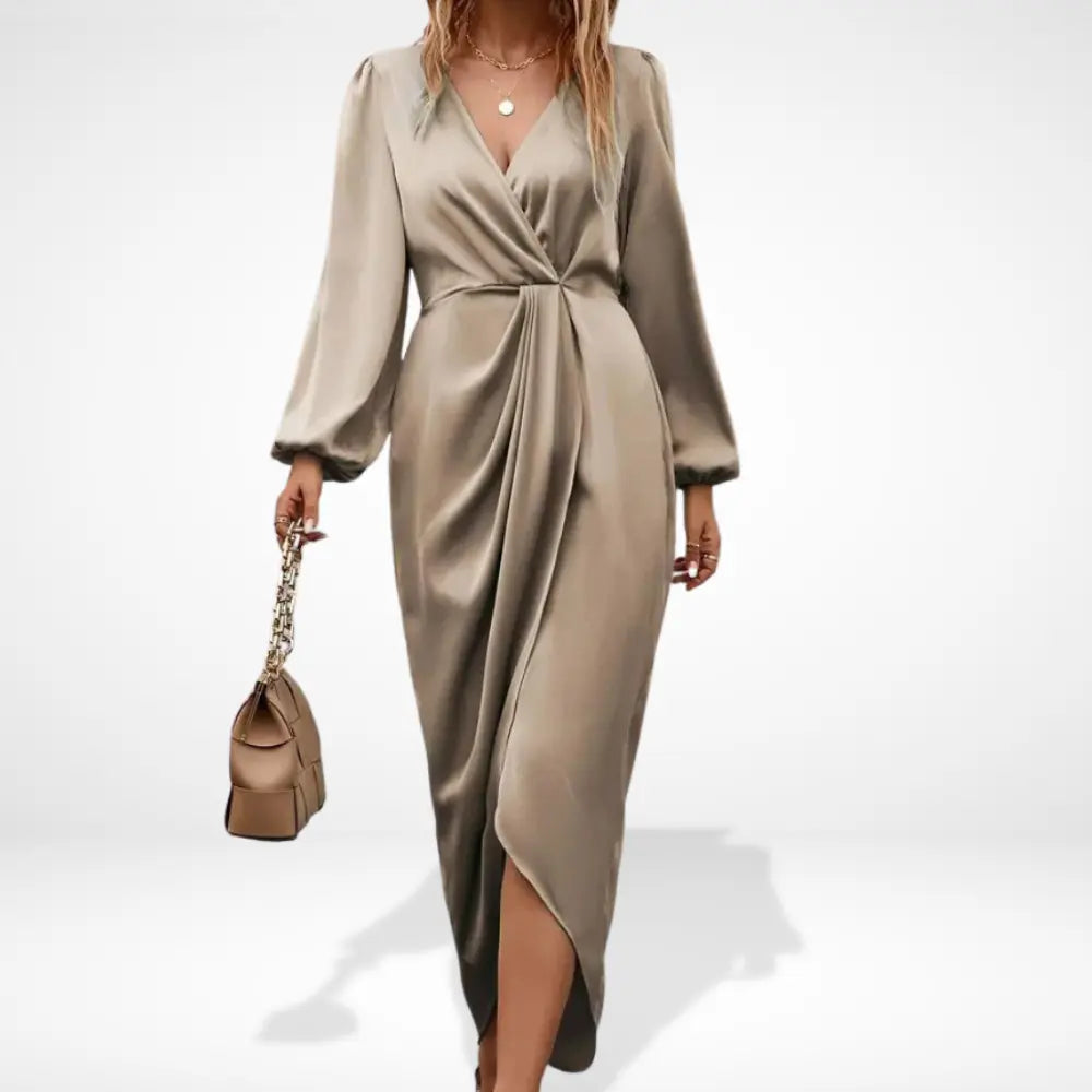Vestido Martina™ | Elegante vestido de noche midi con drapeado central