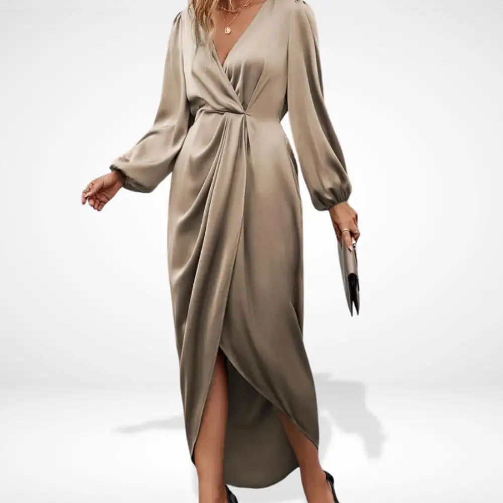 Vestido Martina™ | Elegante vestido de noche midi con drapeado central