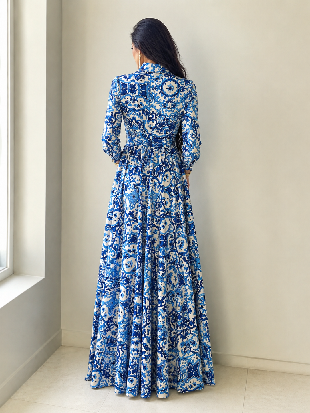 Vestido Amira™ | Elegancia floral mediterránea para brillar en cualquier ocasión