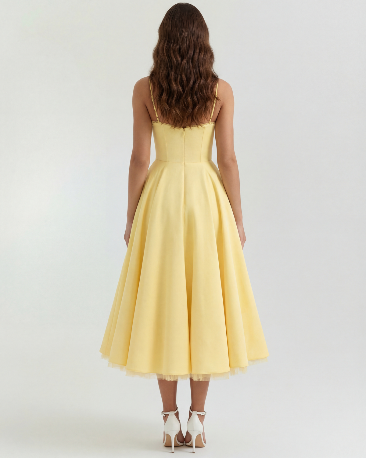 Vestido Selene Amarillo Mantequilla WESS