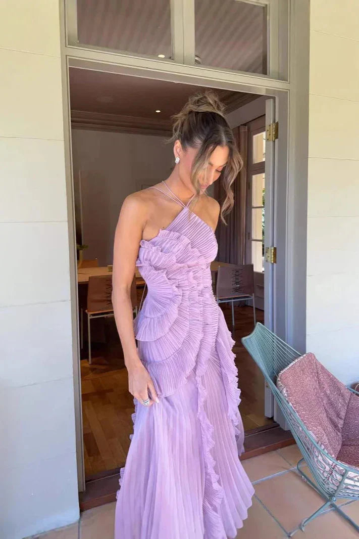 Vestido Lavanda Estilo Relajado WESS