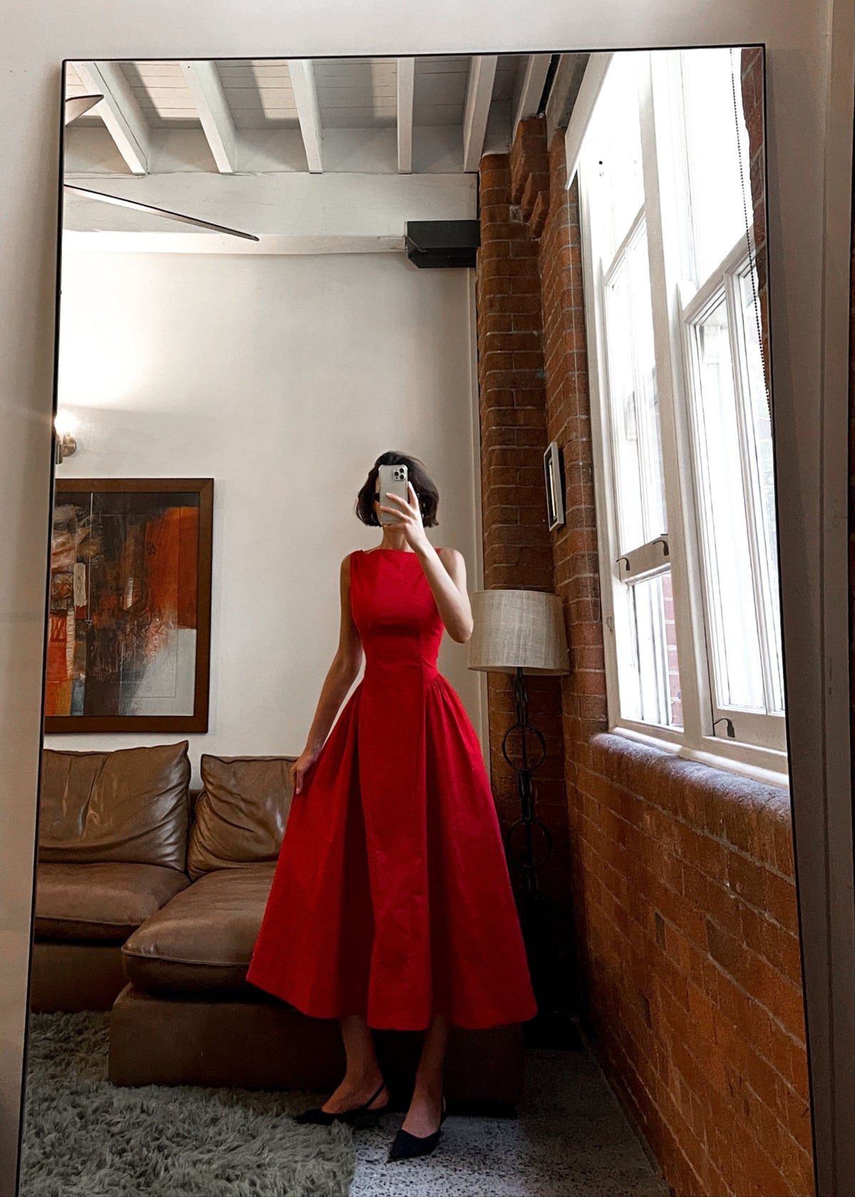 Vestido Loreto Elegancia eterna en rojo WESS