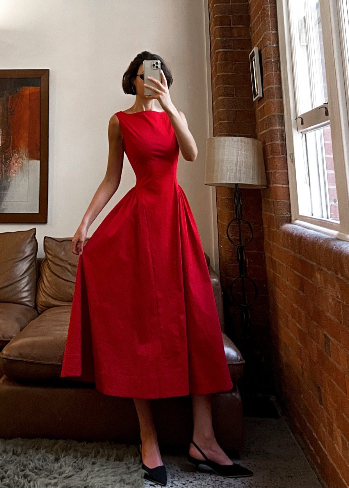 Vestido Loreto Elegancia eterna en rojo WESS