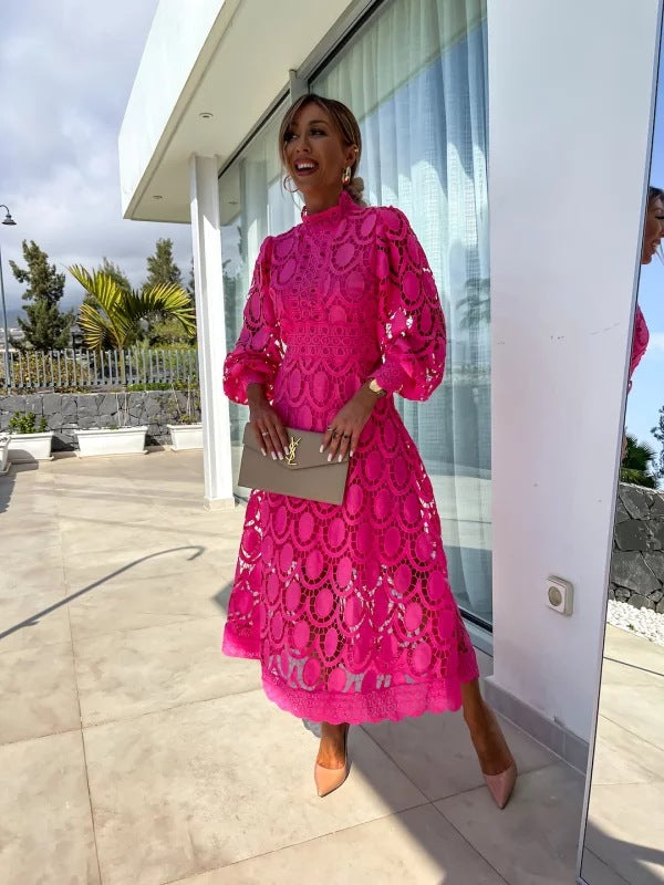 Vestido Noor™: Encaje romántico que irradia elegancia