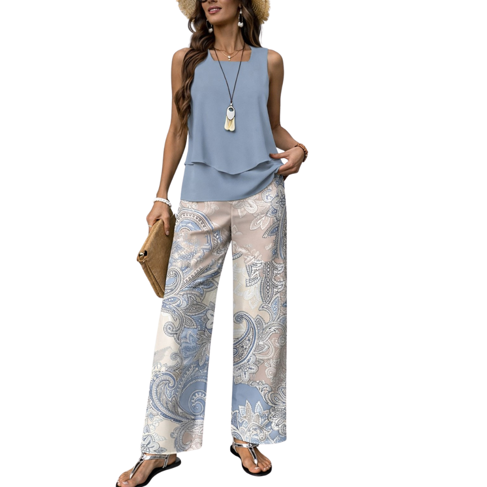 SERELUNA | Conjunto Paisley Costero WESS