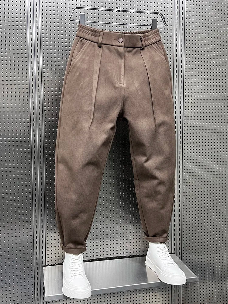 Marcin — Pantalón Melange de Elegancia Contemporánea - WESS SPAIN