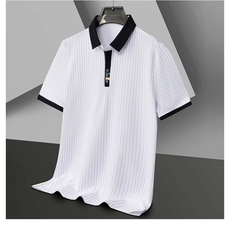 Antonio - POLO DE RAYAS REFINADO