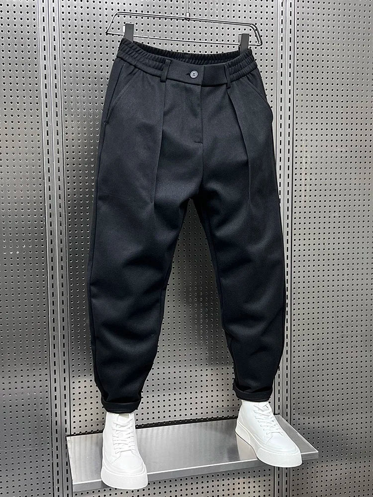 Marcin — Pantalón Melange de Elegancia Contemporánea - WESS SPAIN