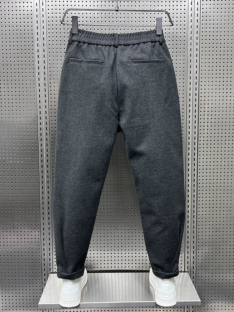Marcin — Pantalón Melange de Elegancia Contemporánea - WESS SPAIN