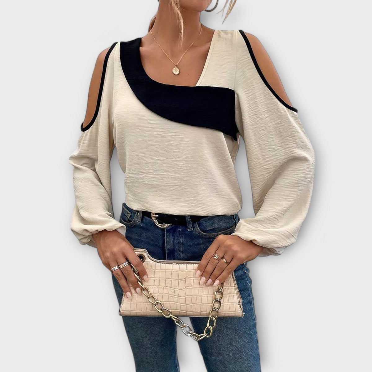 Scarlet Blusa Escote Cuadrado WESS