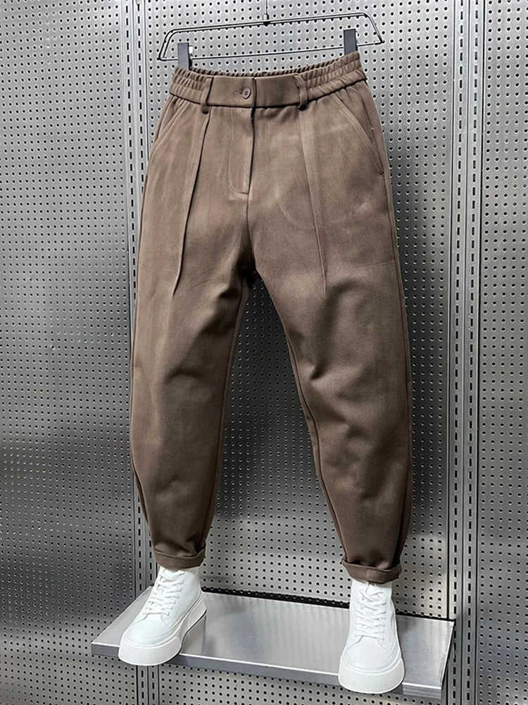 Marcin — Pantalón Melange de Elegancia Contemporánea - WESS SPAIN